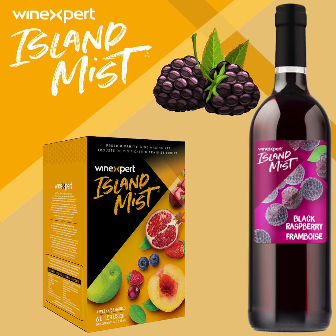 Winexpert Island Mist - Black Raspberry - Urbandealss