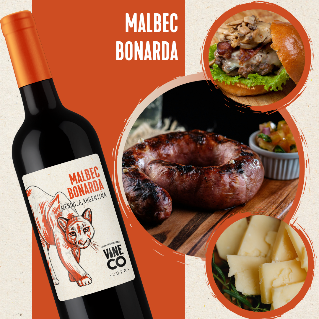 VineCo Global Passport Series - 2026 - Malbec Bonarda "Twin Peaks" - Mendoza, Argentina (December 2025) - Urbandealss