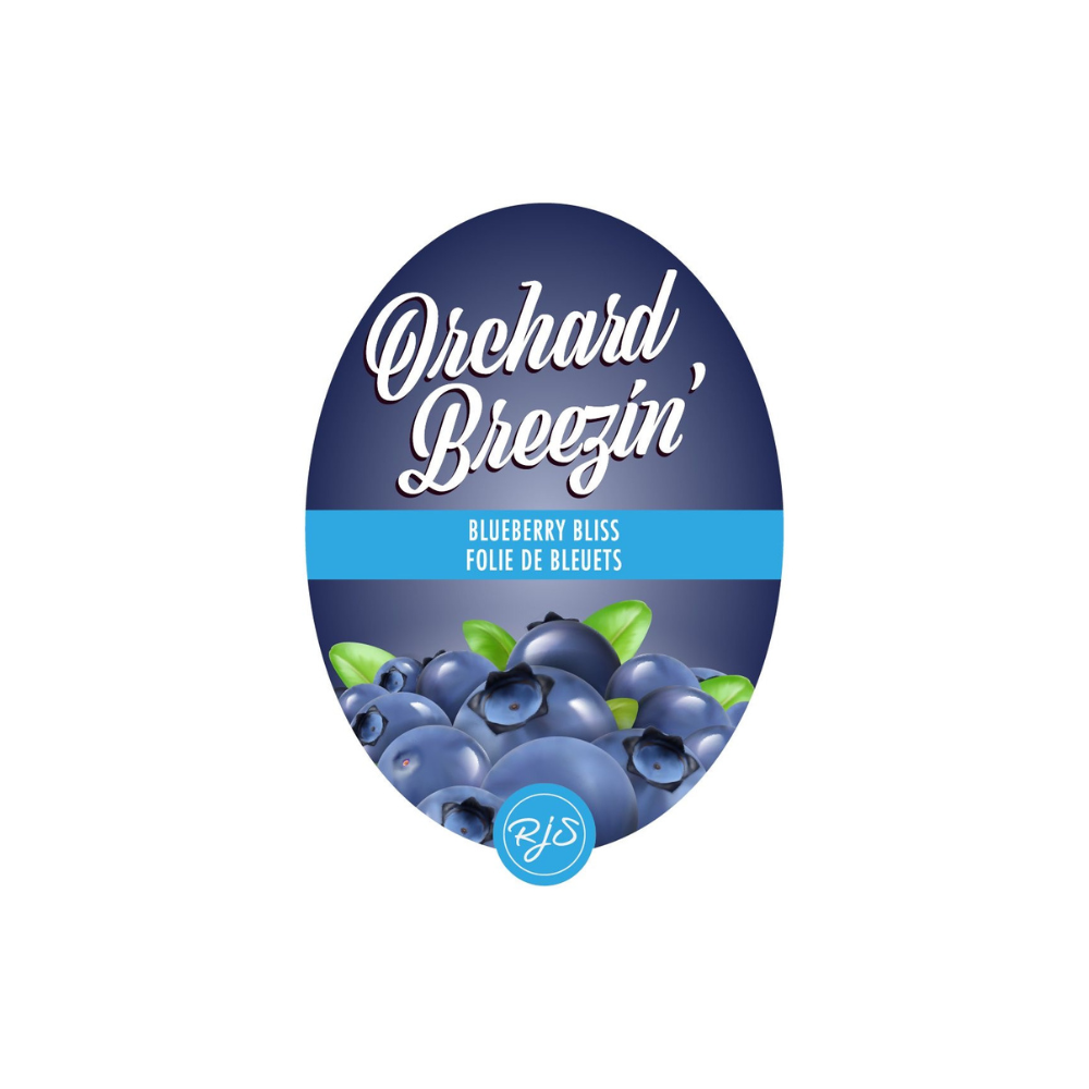 Labels - Blueberry Bliss - Orchard Breezin' - HJL - Urbandealss