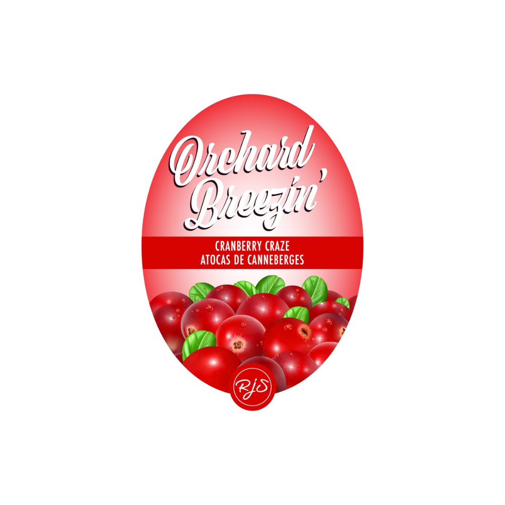 Labels - Cranberry Craze - Orchard Breezin' - HJL - Urbandealss