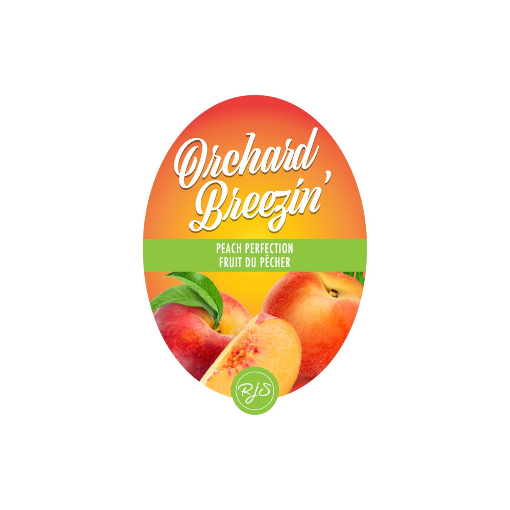 Labels - Peach Perfection - Orchard Breezin' - HJL - Urbandealss