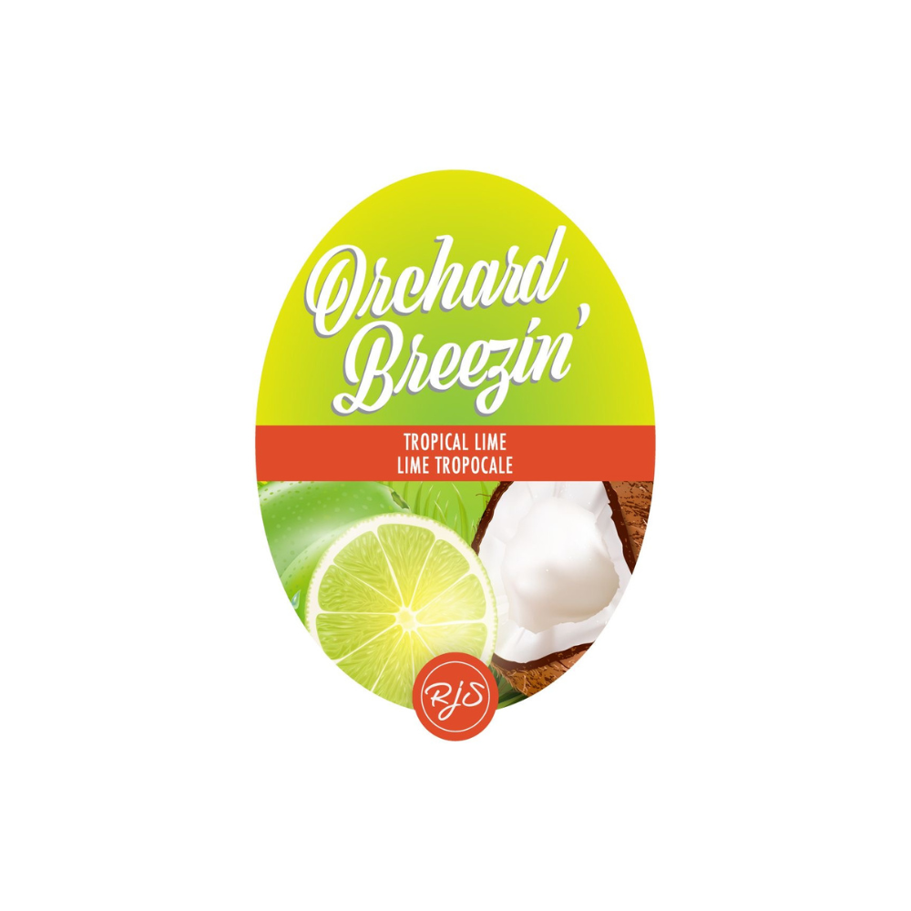 Labels - Tropical Lime - Orchard Breezin' - HJL - Urbandealss