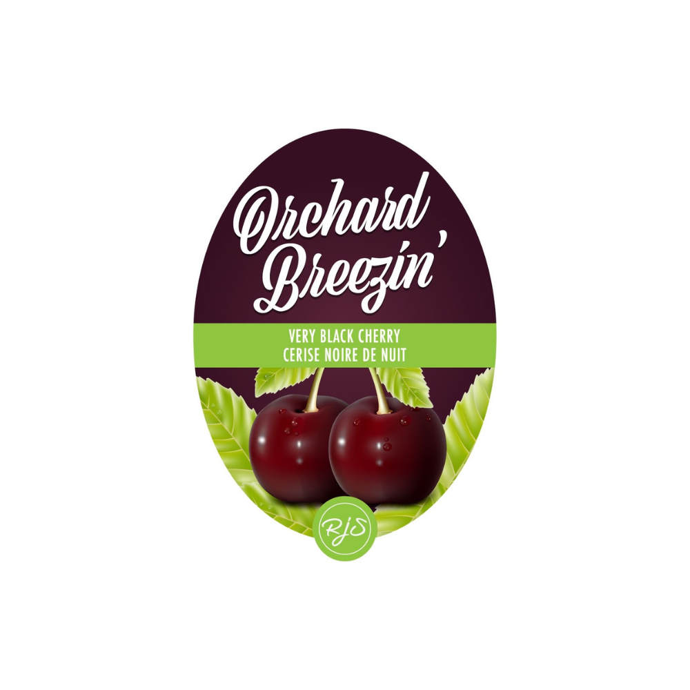 Labels - Very Black Cherry - Orchard Breezin' - HJL - Urbandealss