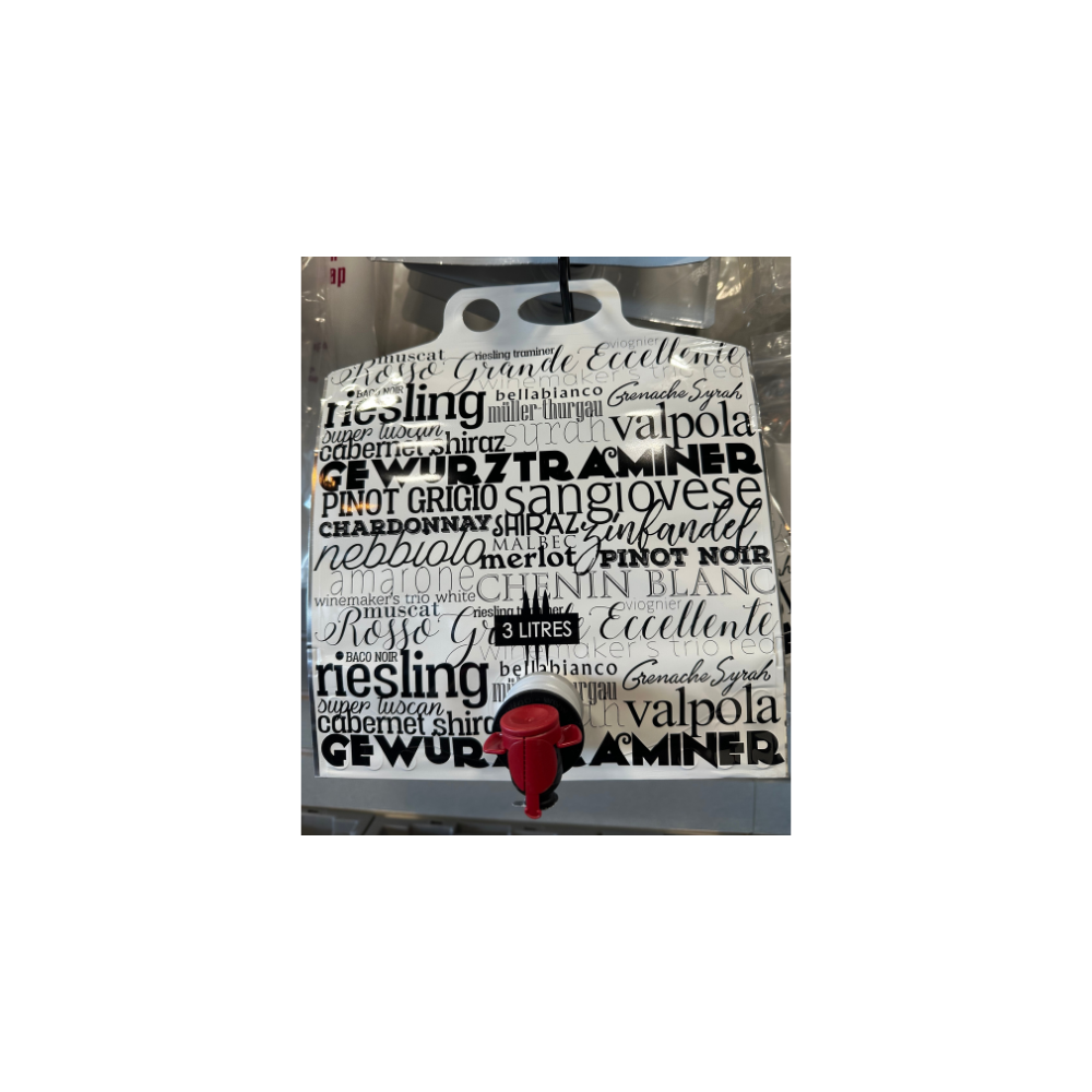 Wine Bag - RJS Craft Winemaking - holds 3 litres - Urbandealss