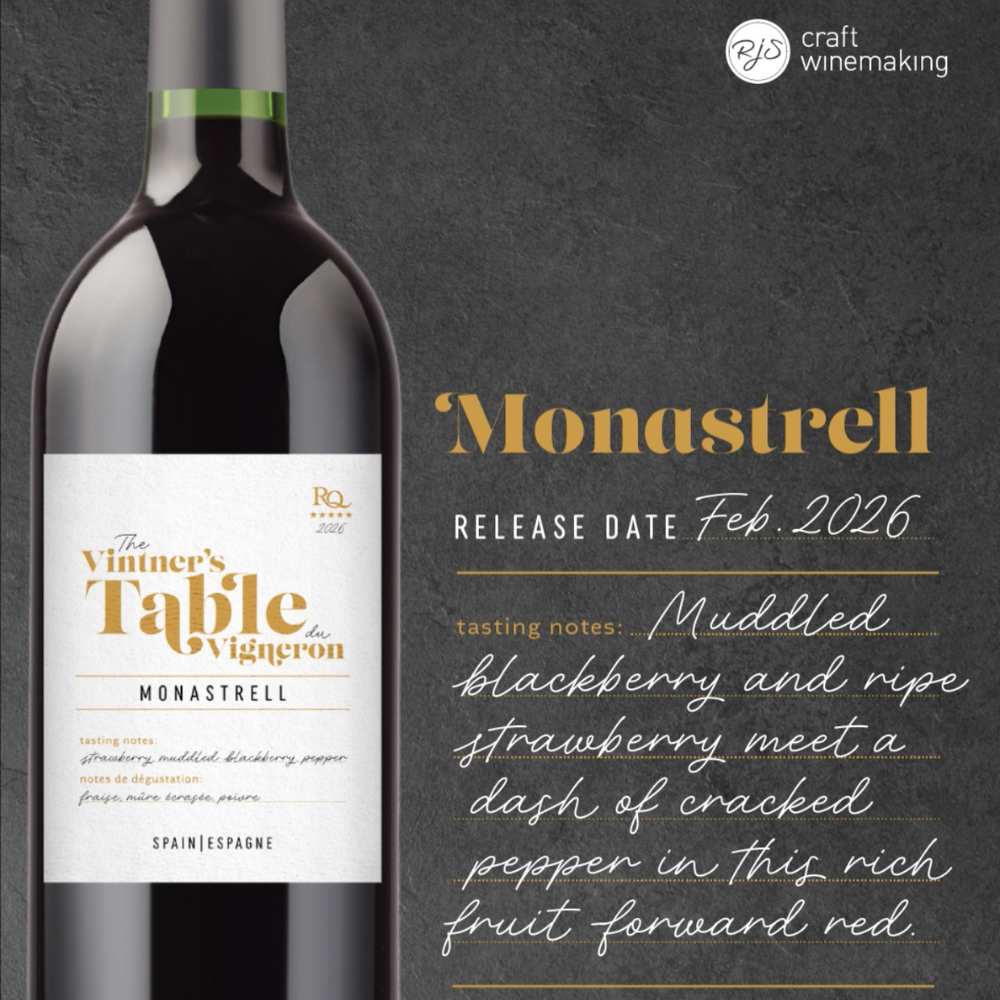 RJS Restricted Quantities - 2026 The Vintner's Table - Monastrell, Spain (February 2026) - Urbandealss