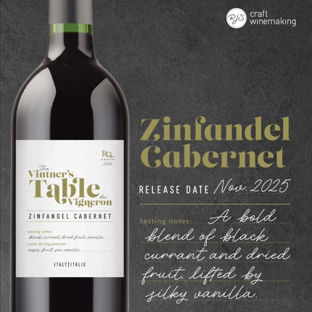 RJS Restricted Quantities - 2026 The Vintner's Table - Zinfandel Cabernet, Italy (November 2025) - Urbandealss