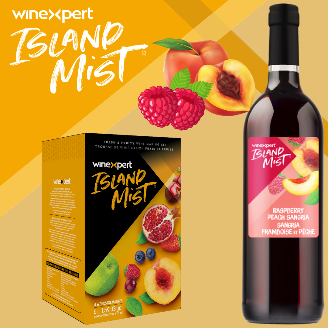 Winexpert Island Mist - Raspberry Peach Sangria - Urbandealss