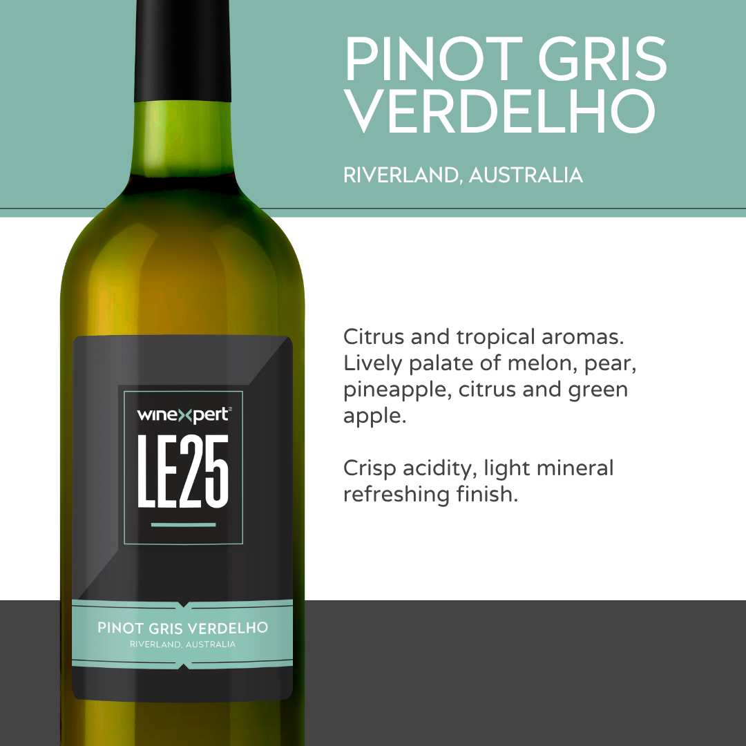 Winexpert LE Series - 2025 - Pinot Gris Verdelho - Riverland, Australia (March 2026) - Urbandealss