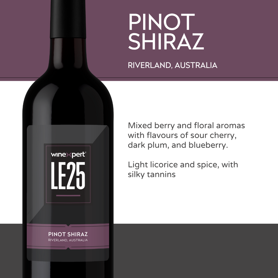 Winexpert LE Series - 2025 - Pinot Noir Shiraz - Riverland, Australia (December 2025) - Urbandealss