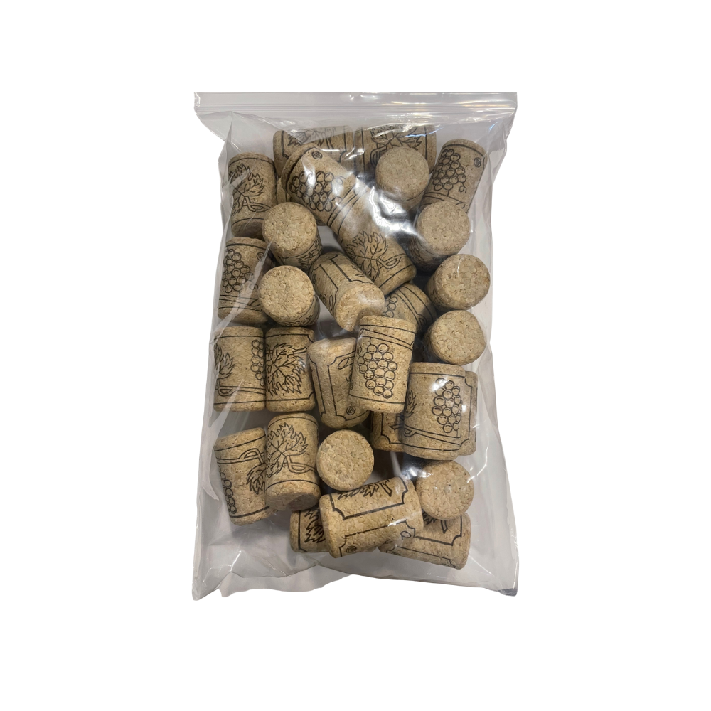 Corks Short Winery Grade Agglomerate 30 per pkg. - Urbandealss